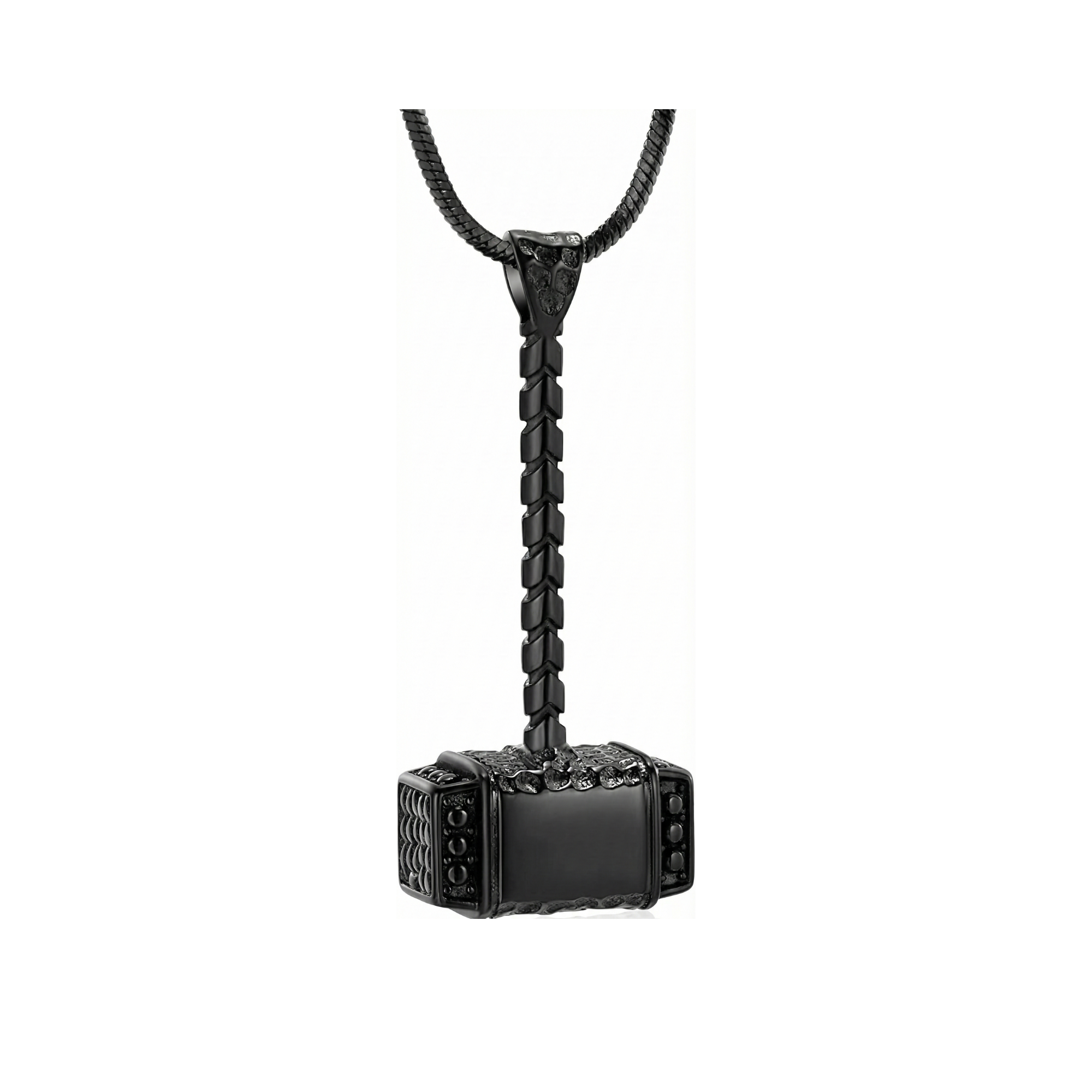 The Guardian: Heavy-Duty Mjolnir Thor's Hammer Urn Necklace